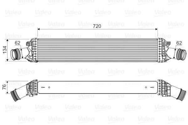 Valeo 818654 Охолоджувач наддувального повітря 818654: Купити в Україні - Добра ціна на EXIST.UA!