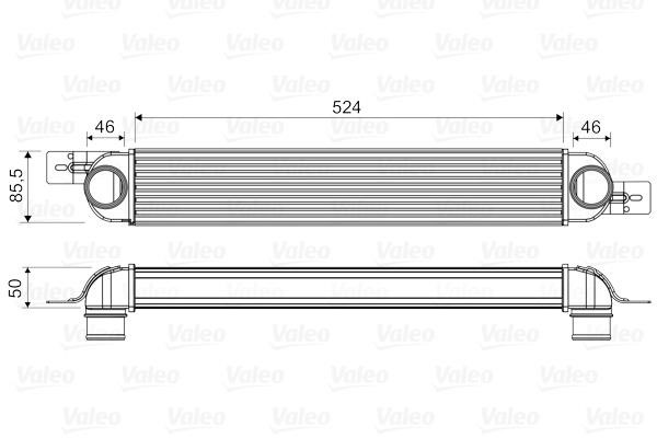 Valeo 818661 Охолоджувач наддувального повітря 818661: Купити в Україні - Добра ціна на EXIST.UA!