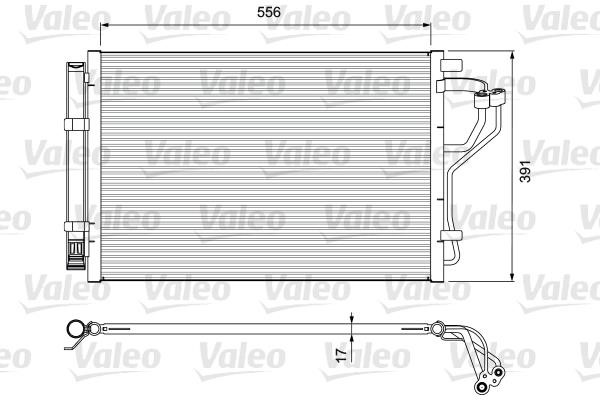 Valeo 814394 Радіатор кондиціонера (Конденсатор) 814394: Купити в Україні - Добра ціна на EXIST.UA!