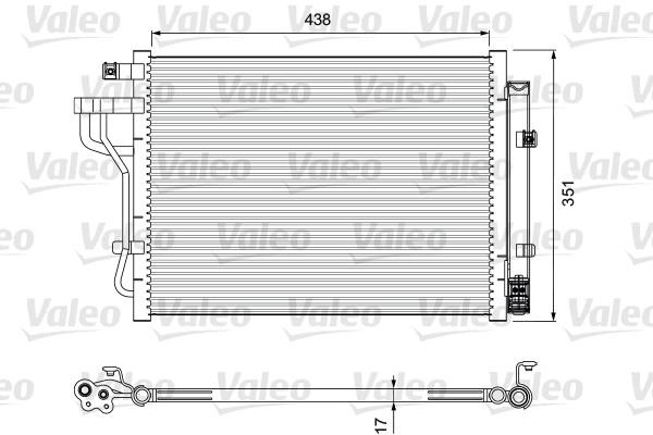 Valeo 814399 Радіатор кондиціонера (Конденсатор) 814399: Купити в Україні - Добра ціна на EXIST.UA!