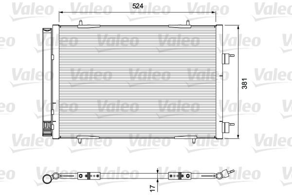 Valeo 814406 Радіатор кондиціонера (Конденсатор) 814406: Купити в Україні - Добра ціна на EXIST.UA!