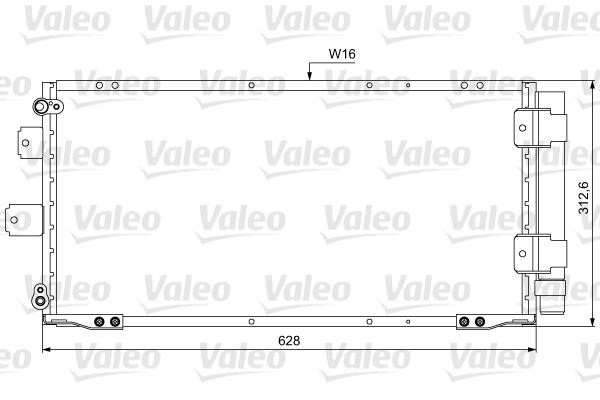 Valeo 814037 Радіатор кондиціонера (Конденсатор) 814037: Купити в Україні - Добра ціна на EXIST.UA!