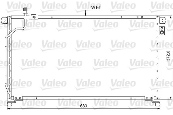 Valeo 814049 Радіатор кондиціонера (Конденсатор) 814049: Купити в Україні - Добра ціна на EXIST.UA!
