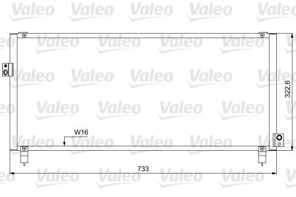 Valeo 814052 Радіатор кондиціонера (Конденсатор) 814052: Приваблива ціна - Купити в Україні на EXIST.UA!