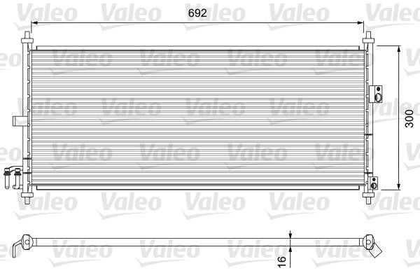 Valeo 817823 Радіатор кондиціонера (Конденсатор) 817823: Купити в Україні - Добра ціна на EXIST.UA!