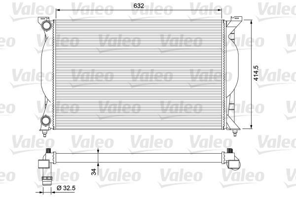 Valeo 232963 Радіатор охолодження двигуна 232963: Купити в Україні - Добра ціна на EXIST.UA!