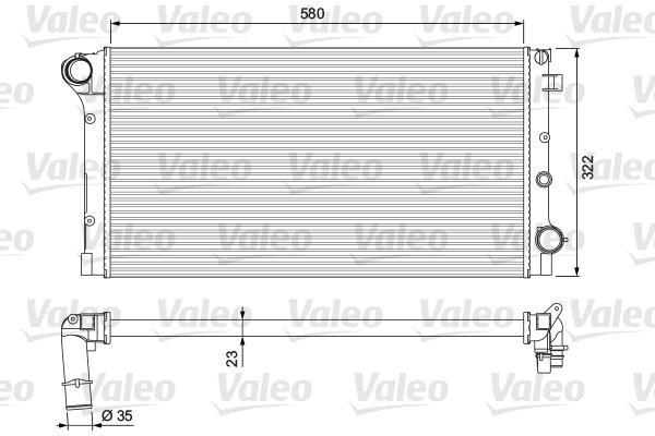 Valeo 234924 Радіатор охолодження двигуна 234924: Купити в Україні - Добра ціна на EXIST.UA!
