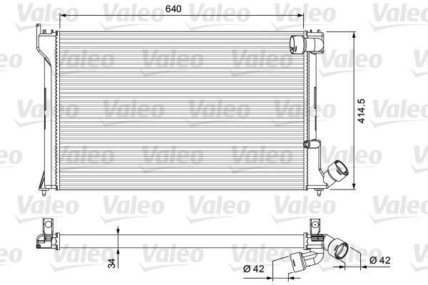 Valeo 231289 Радіатор охолодження двигуна 231289: Купити в Україні - Добра ціна на EXIST.UA!