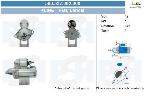 500537092000 BV PSH Стартер