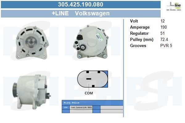 305425190080 BV PSH Генератор