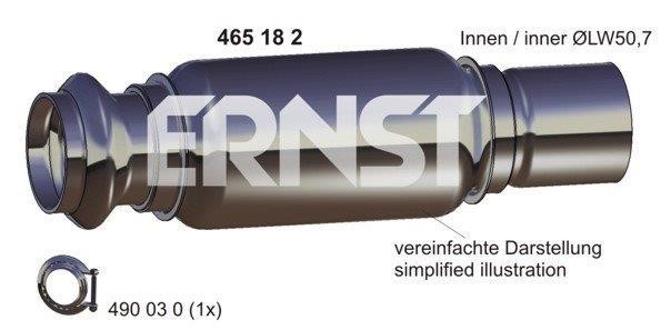 Ernst 465182 Гнучка труба, система відведення ВГ 465182: Приваблива ціна - Купити в Україні на EXIST.UA!
