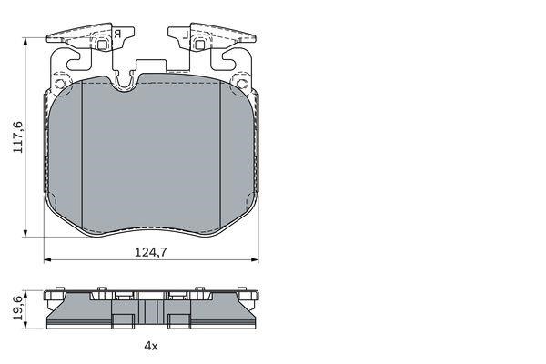 Bosch Гальмівні колодки, комплект – ціна 2899 UAH
