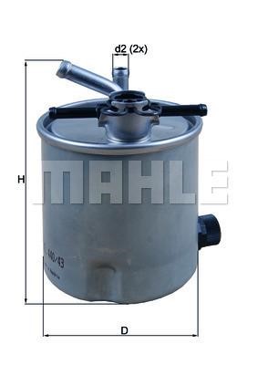 Mahle/Knecht KL 440/43 Фільтр палива KL44043: Купити в Україні - Добра ціна на EXIST.UA!