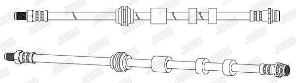 Jurid/Bendix 173141J Гальмівний шланг 173141J: Купити в Україні - Добра ціна на EXIST.UA!