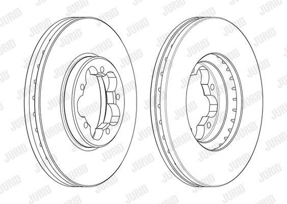 Jurid/Bendix 563123J Гальмівний диск 563123J: Купити в Україні - Добра ціна на EXIST.UA!
