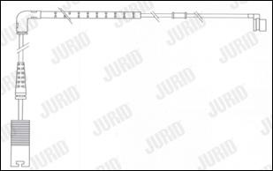 Jurid/Bendix 581414 Датчик зносу гальмівних колодок 581414: Приваблива ціна - Купити в Україні на EXIST.UA!