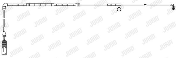 Jurid/Bendix 581520 Датчик зносу гальмівних колодок 581520: Купити в Україні - Добра ціна на EXIST.UA!