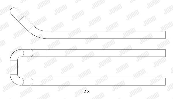 Jurid/Bendix FAC176 Комплект монтажний гальмівних колодок FAC176: Купити в Україні - Добра ціна на EXIST.UA!