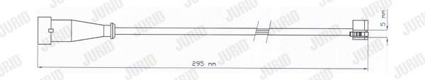 Jurid/Bendix FAI115 Датчик зносу гальмівних колодок FAI115: Купити в Україні - Добра ціна на EXIST.UA!