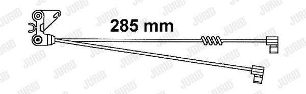 Jurid/Bendix FAI125 Датчик зносу гальмівних колодок FAI125: Купити в Україні - Добра ціна на EXIST.UA!