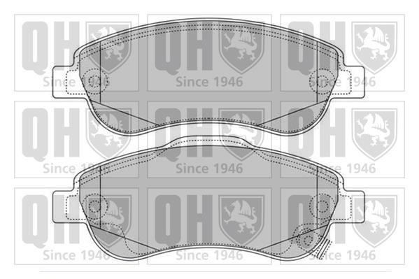 Quinton Hazell BP1632 Гальмівні колодки, комплект BP1632: Купити в Україні - Добра ціна на EXIST.UA!