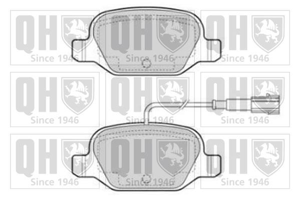 Quinton Hazell BP1852 Гальмівні колодки, комплект BP1852: Купити в Україні - Добра ціна на EXIST.UA!