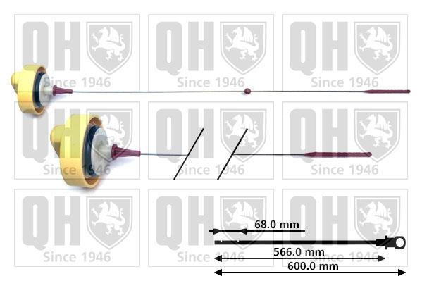 Quinton Hazell QOD148 Щуп рівня масла QOD148: Купити в Україні - Добра ціна на EXIST.UA!