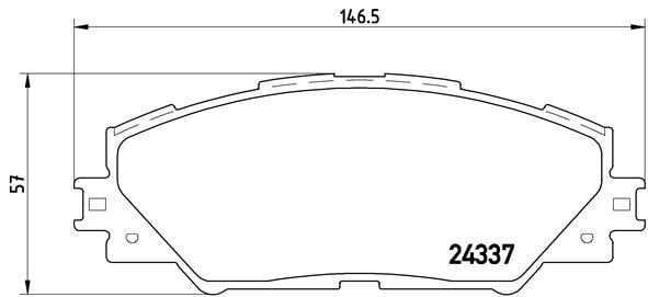 Brembo P 83 071X Гальмівні колодки BREMBO XTRA, комплект P83071X: Приваблива ціна - Купити в Україні на EXIST.UA!