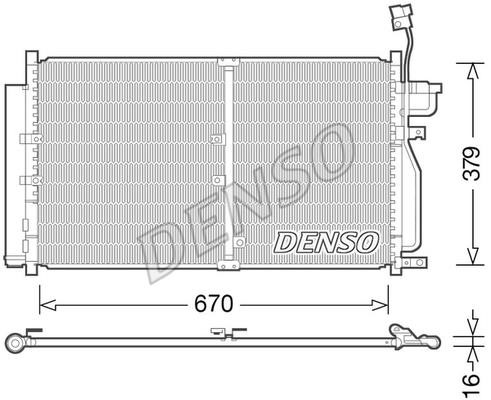 DENSO DCN15003 Радіатор кондиціонера (Конденсатор) DCN15003: Купити в Україні - Добра ціна на EXIST.UA!