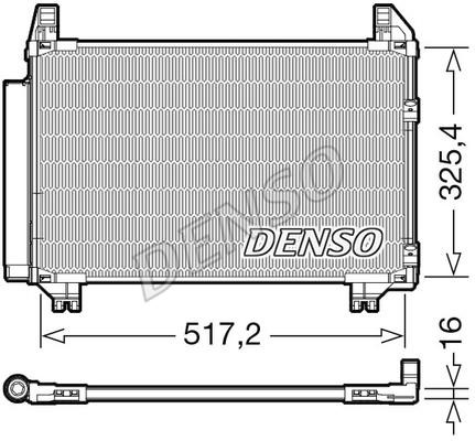 DENSO DCN50101 Радіатор кондиціонера (Конденсатор) DCN50101: Купити в Україні - Добра ціна на EXIST.UA!