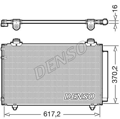 DENSO DCN50112 Радіатор кондиціонера (Конденсатор) DCN50112: Купити в Україні - Добра ціна на EXIST.UA!