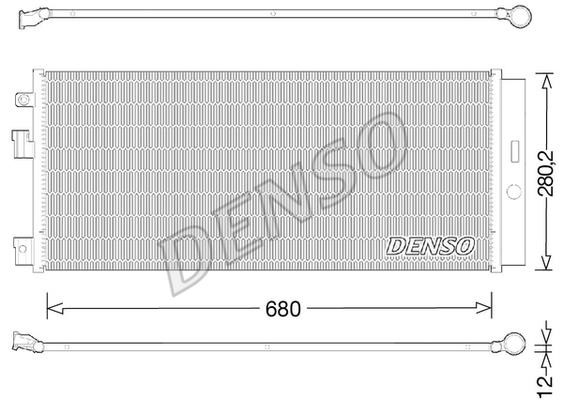 DENSO DCN20023 Радіатор кондиціонера (Конденсатор) DCN20023: Купити в Україні - Добра ціна на EXIST.UA!