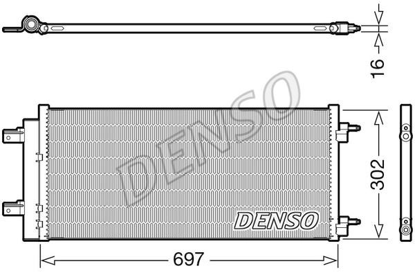 DENSO DCN20044 Радіатор кондиціонера (Конденсатор) DCN20044: Купити в Україні - Добра ціна на EXIST.UA!
