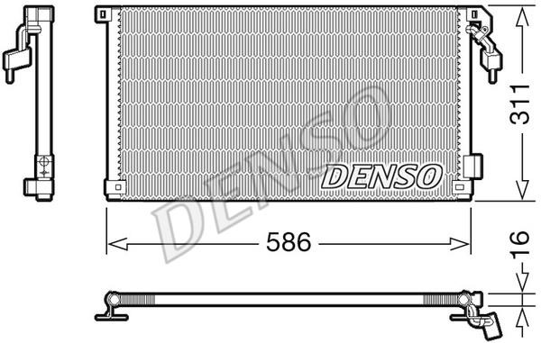 DENSO DCN21012 Радіатор кондиціонера (Конденсатор) DCN21012: Купити в Україні - Добра ціна на EXIST.UA!