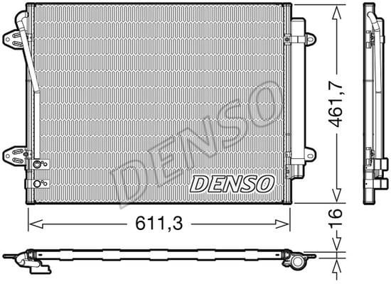 DENSO DCN32012 Радіатор кондиціонера (Конденсатор) DCN32012: Приваблива ціна - Купити в Україні на EXIST.UA!