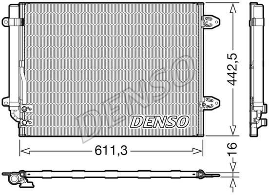 DENSO DCN32013 Радіатор кондиціонера (Конденсатор) DCN32013: Купити в Україні - Добра ціна на EXIST.UA!