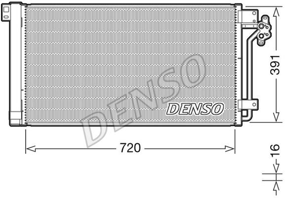 DENSO DCN32020 Радіатор кондиціонера (Конденсатор) DCN32020: Купити в Україні - Добра ціна на EXIST.UA!
