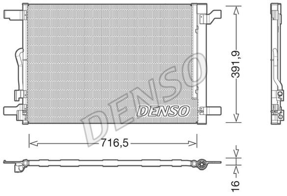 DENSO DCN32024 Радіатор кондиціонера (Конденсатор) DCN32024: Приваблива ціна - Купити в Україні на EXIST.UA!