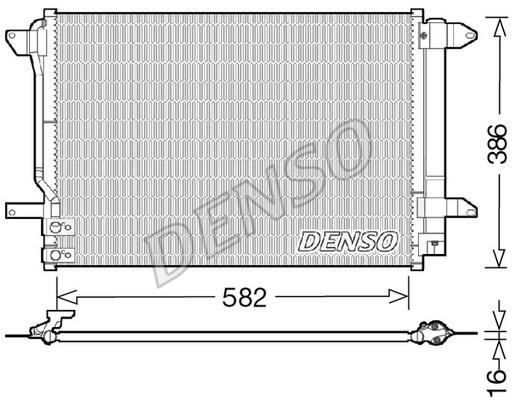 DENSO DCN32027 Радіатор кондиціонера (Конденсатор) DCN32027: Приваблива ціна - Купити в Україні на EXIST.UA!