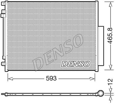DENSO DCN01005 Радіатор кондиціонера (Конденсатор) DCN01005: Купити в Україні - Добра ціна на EXIST.UA!