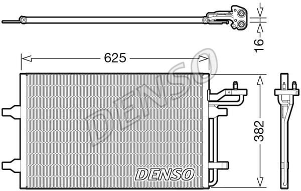 DENSO DCN33009 Радіатор кондиціонера (Конденсатор) DCN33009: Купити в Україні - Добра ціна на EXIST.UA!