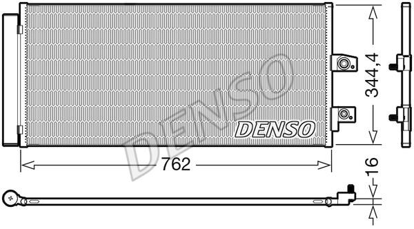 DENSO DCN33016 Радіатор кондиціонера (Конденсатор) DCN33016: Купити в Україні - Добра ціна на EXIST.UA!