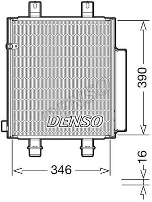 DENSO DCN35004 Радіатор кондиціонера (Конденсатор) DCN35004: Купити в Україні - Добра ціна на EXIST.UA!