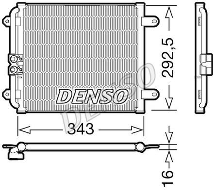 DENSO DCN02032 Радіатор кондиціонера (Конденсатор) DCN02032: Купити в Україні - Добра ціна на EXIST.UA!