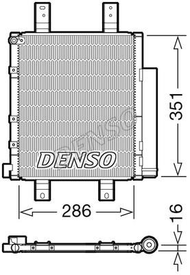 DENSO DCN35005 Радіатор кондиціонера (Конденсатор) DCN35005: Купити в Україні - Добра ціна на EXIST.UA!