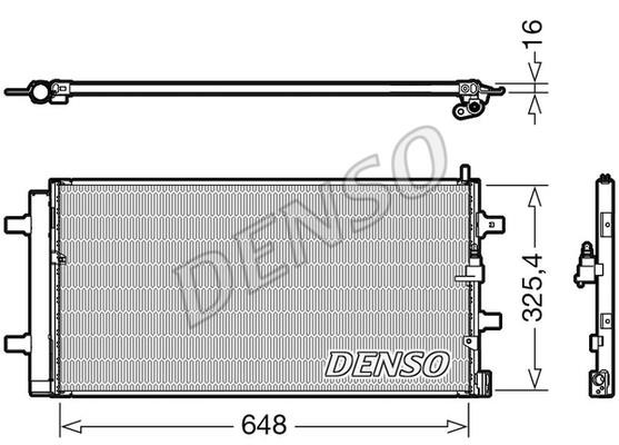 DENSO DCN02040 Радіатор кондиціонера (Конденсатор) DCN02040: Купити в Україні - Добра ціна на EXIST.UA!