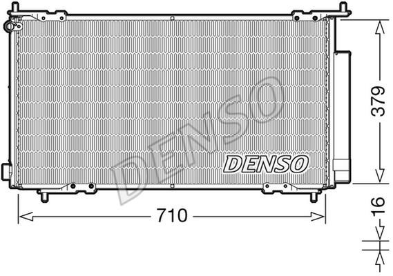 DENSO DCN40015 Радіатор кондиціонера (Конденсатор) DCN40015: Купити в Україні - Добра ціна на EXIST.UA!