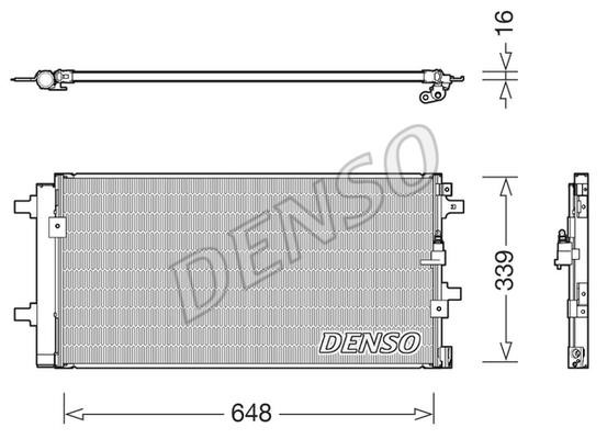 DENSO DCN02043 Радіатор кондиціонера (Конденсатор) DCN02043: Купити в Україні - Добра ціна на EXIST.UA!