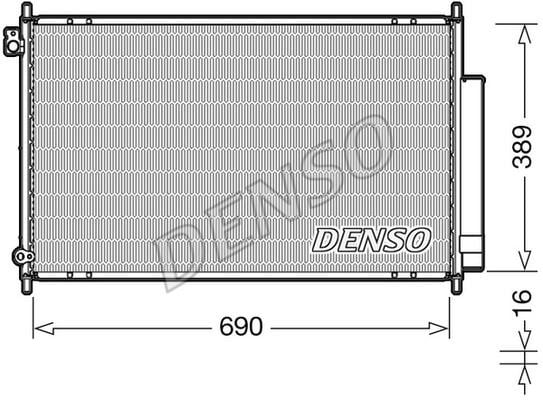 DENSO DCN40016 Радіатор кондиціонера (Конденсатор) DCN40016: Купити в Україні - Добра ціна на EXIST.UA!