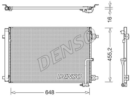 DENSO DCN02045 Радіатор кондиціонера (Конденсатор) DCN02045: Приваблива ціна - Купити в Україні на EXIST.UA!